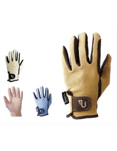 Umbria Equitazione Guanti da bambino Fluttershy con palmo in similpell