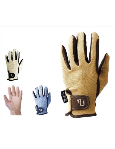 Umbria Equitazione Guanti da bambino Fluttershy con palmo in similpell