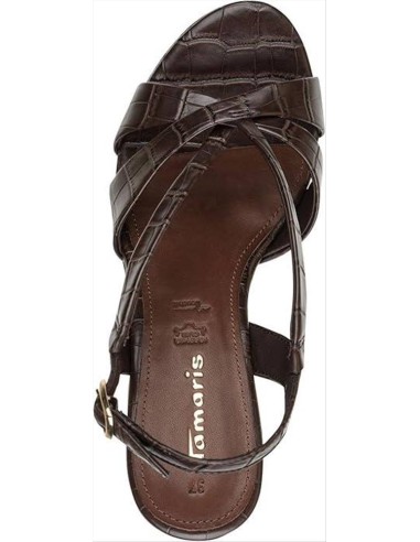 Tamaris sandalo da donna con zeppa