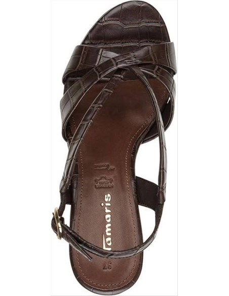 Tamaris sandalo da donna con zeppa