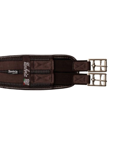 Umbria Equitazione Sottopancia inglese in neoprene a nido d'ape con el