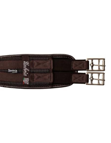 Umbria Equitazione Sottopancia inglese in neoprene a nido d'ape con el