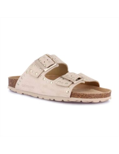 Grunland sandalo da donna doppia fibbia in pelle