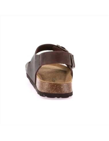 Grünland Sandalo Uomo Nabuk Ingrassato Pelle