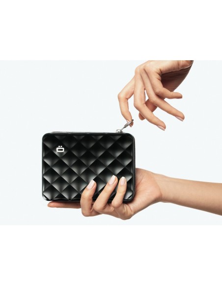 Ögon Designs portafoglio portacarte e documenti RFID in alluminio anod